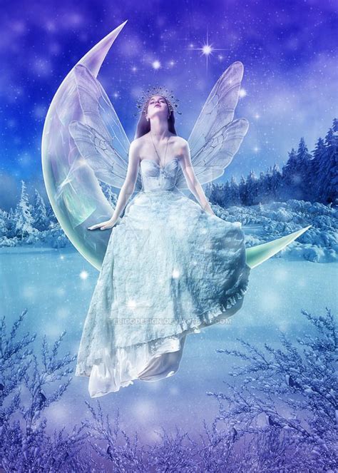 Winter Fairy By Eligodesign Pixie Fairy Images Winter Fairy Winters