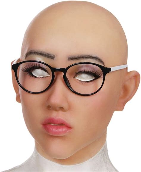 Awdsb Crossdresser Mask Realistic Female Latex Mask Human Overhead Mask