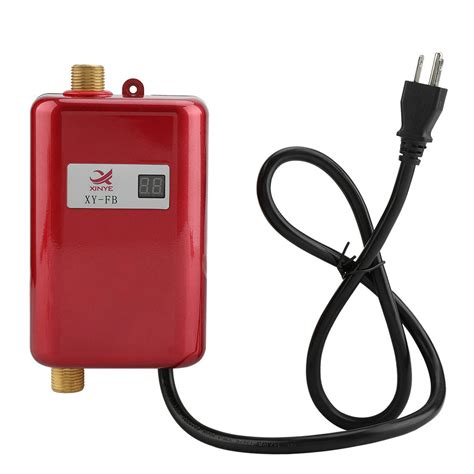 Herchr Electric Water Heater110v 3000w Instant Tankless Water Heater Temperature Display