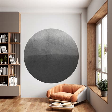 Watercolor Ombre Circle Wallpaper Buy Online At Happywall