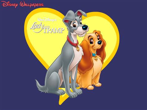 Lady And The Tramp Disney Cartoon Characters Disney