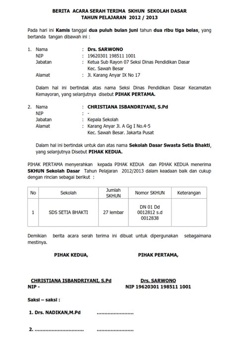 Deretan contoh berita acara untuk berbagai keperluan. Contoh Surat Berita Acara Kronologi Kejadian