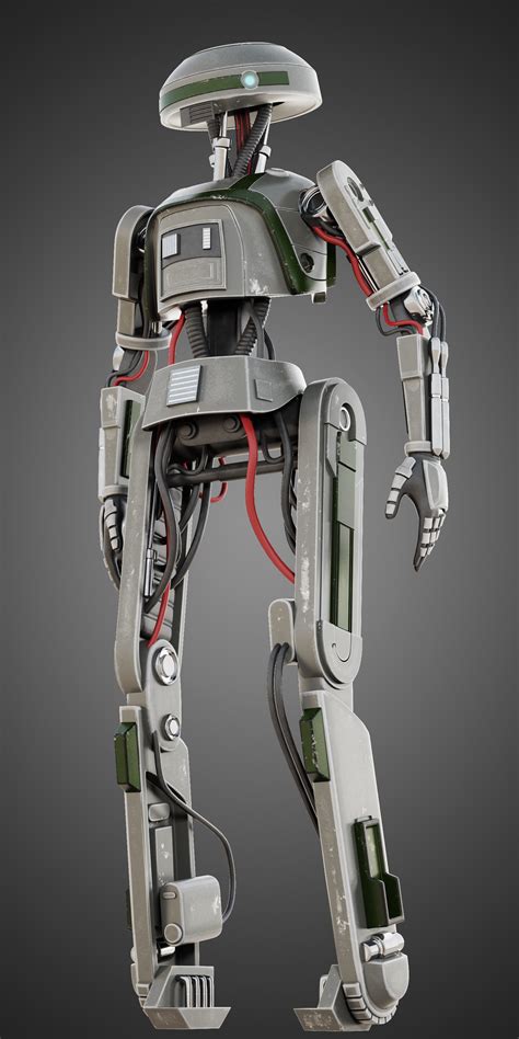 Star Wars L3 37 Droid Rigged Modèle 3d In Robot 3dexport