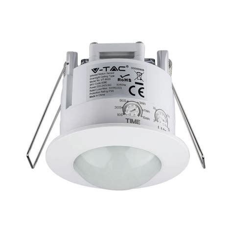 Pir Ceiling Sensor White 360degree Smart Lighting Industries