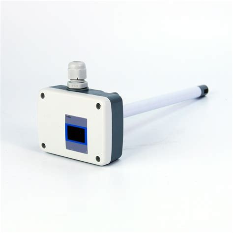 Ducted Type Wind Speed Sensor 4 20ma 0 10v Dc Air Velocity Sensor