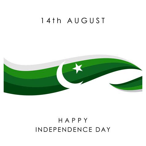 Pakistan Independence Day Poster With Crecent And Star 834231 Vector