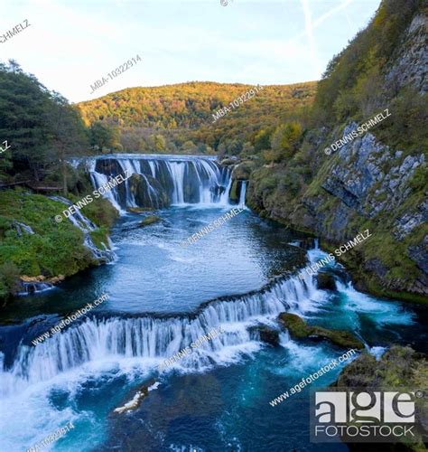 Strbacki Buk Waterfall In Bosnia And Herzegovina Stock Photo Picture