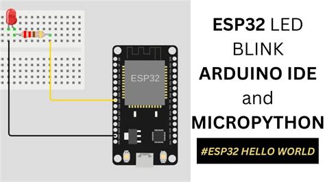 Led With Esp32 Esp32 Hello World High Voltages