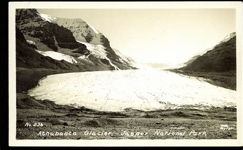 Postcard 10552 Taylor G Morris Athabasca Glacier Jasper National