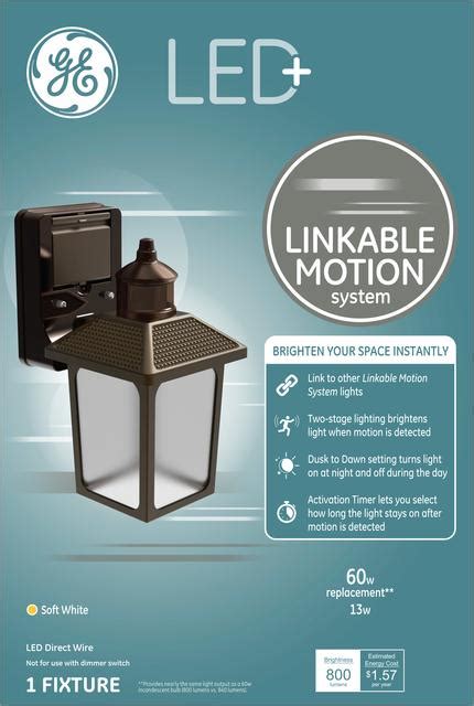 Ge Led Linkable Motion Soft White 60w Replacement Integrated Led