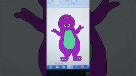 This Is My Drawing Of Barney YouTube