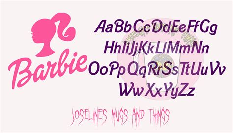 Barbie Font Ttf File Instant Download Cricut Font Etsy New Zealand