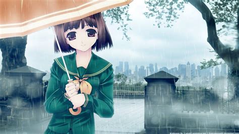 16 Anime Girl Rain Iphone Wallpaper