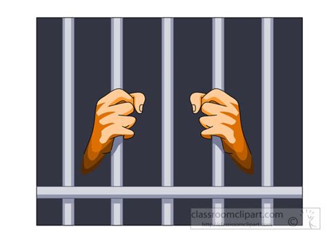 Legal Clipart Prisoner Hands On Prison Bars Clipart Classroom