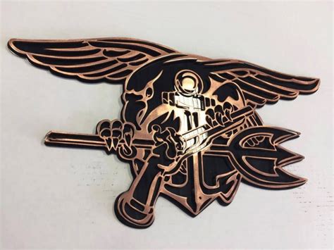 Navy Seal Trident Logo Prestigiousmetalwork