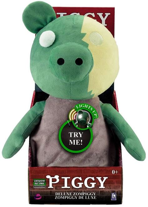 Piggy Deluxe Zompiggy 13 Light Up Plush Exclusive Dlc Code Phat Mojo