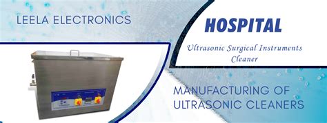 Leela Electronics Ultrasonic Cleaners Manufacturer Of Industrial Ultrasonic Cleaning