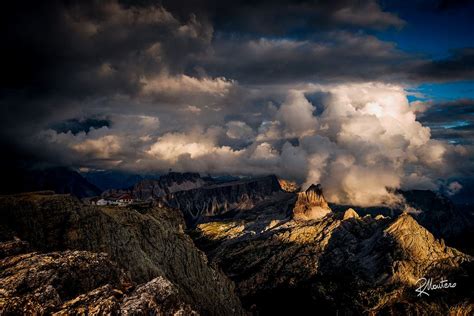 Lagazuoi Refuge Mountain Landscape Places Around The