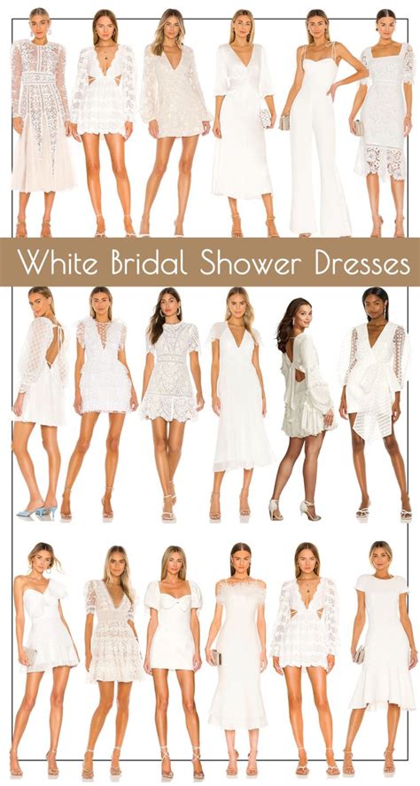 30 White Wedding Bridal Shower Dresses For Bride 2023 Deer Pearl Flowers