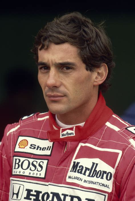 Columnm Is Under Construction Ayrton Senna Pilot Auto Da Corsa
