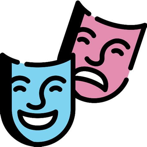 Theatre Masks Icon Transparent Png Stickpng