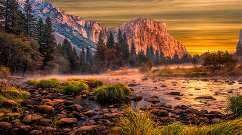 El Capitan And Merced River Wallpaper Backiee