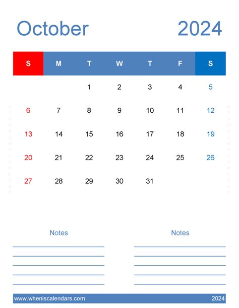 Oct 2024 Editable Calendar Monthly Calendar