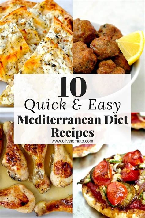 10 Quick And Easy Mediterranean Recipes Olive Tomato
