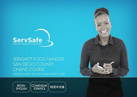 Just 3 easy steps to earn a certificate of course completion and official arizona food handlers card! SERVSAFE FOOD HANDLER SAN DIEGO COUNTY ONLINE COURSE ...