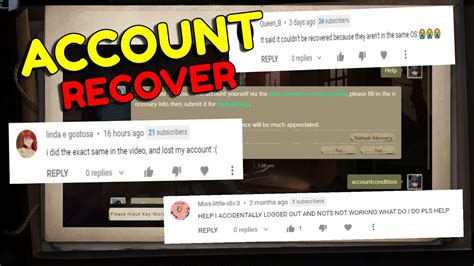 How To Recover Your Lost Account On Identity V Identity V Youtube