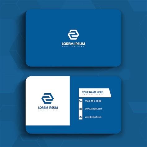 Premium Psd Simple Modern Business Card Template