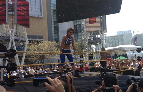 Summerslam Axxess Results And Pictures Natalya And Maria Menounos