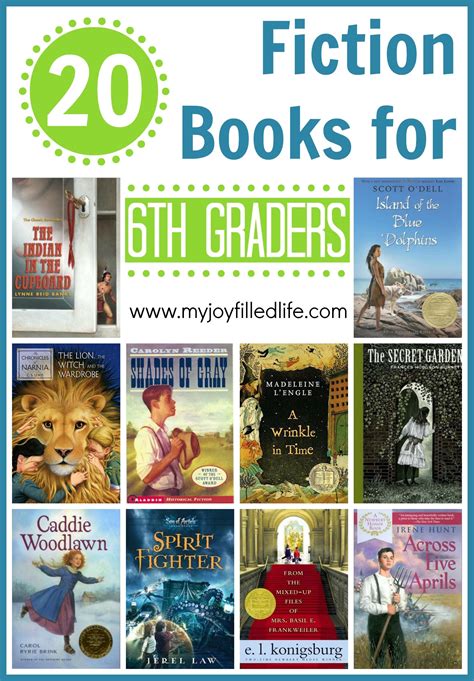20 Fiction Books For 6th Graders My Joy Filled Life Homeschool