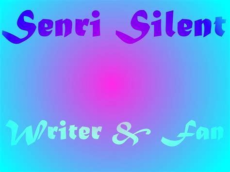 Senri Silent Name Tag By Master Piece94 On Deviantart
