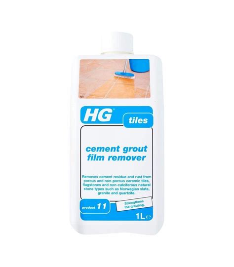 Hg Cement Grout Film Remover For Tiles 1 Litre Hardware Specialist