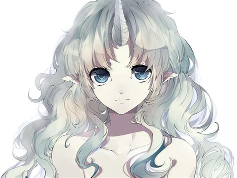 Elf White Hair Girl Anime Girls Wallpaper 2000x1500