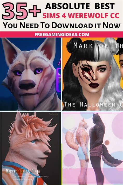 Explore The Wild Side 35 Awesome Sims 4 Werewolf Cc And Mods Sims 4