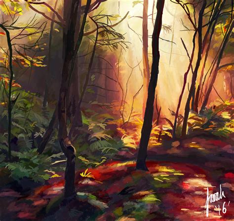 Bright Forest By Blibablob On Deviantart