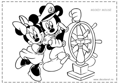 Planse De Colorat Pentru Copii Mickey Mouse Coloring To Print