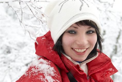 Pretty Winter Girl Stock Photo Image Of Complexion 13587466