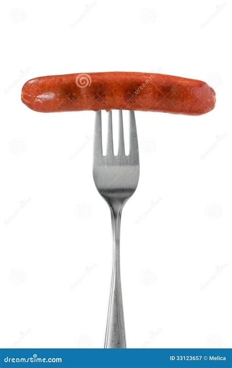 Grilled Sausage Stock Image Image Of Dinner Flatware 33123657