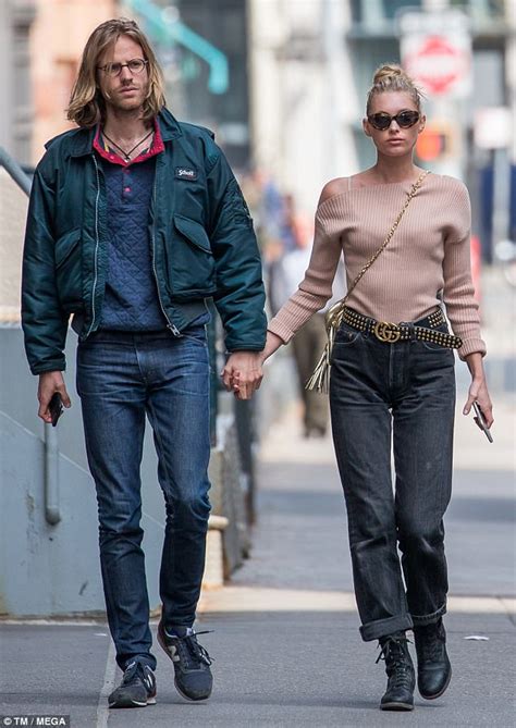 Elsa Hosk And Tom Daly Hold Hands In New York City Daily Mail Online