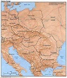 Eastern Europe Map Of Countries – Topographic Map of Usa with States
