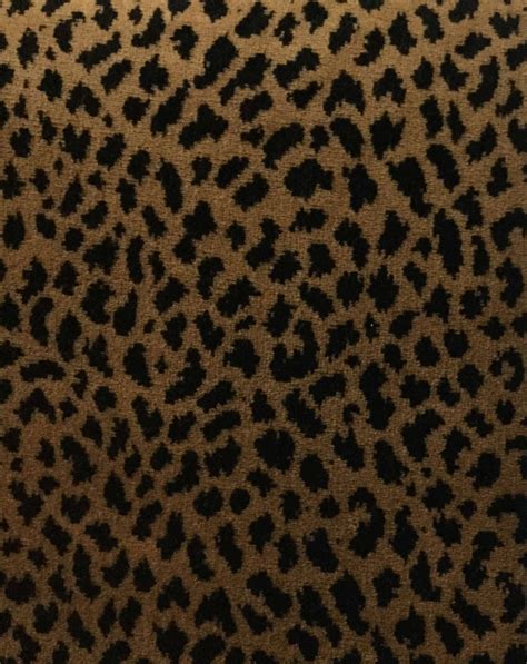 Cheetah Print Soft Textured Upholstery Fabric By The Yard