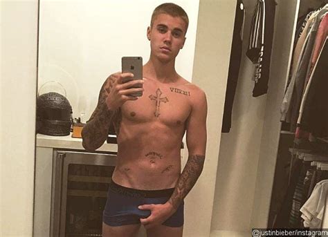 Justin Bieber Strips Down To Underwear Holds His Crotch In Bizarre Racy Picture
