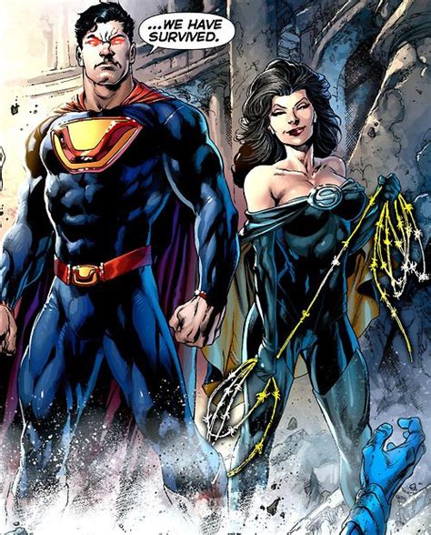 Ultraman And Superwoman Of The Crime Syndicate Dc Comics Heroes