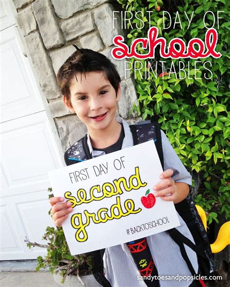 First Day Of School Free Printables Popsicle Blog First Day School