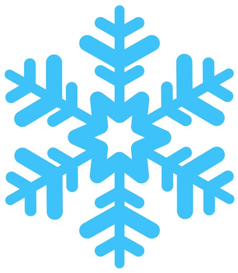 Simple Blue Snowflakes Png Transparent Background Free Download 41265