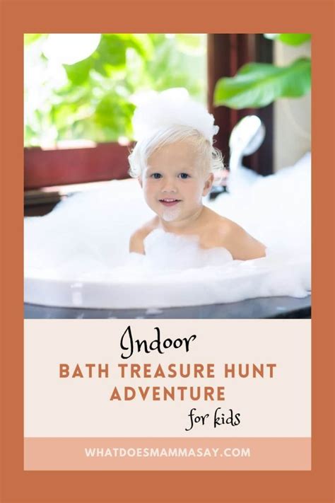 Indoor Bath Treasure Hunt Adventure For Kids