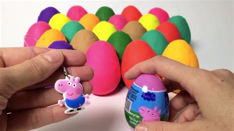 Play Doh Eggs Peppa Pig Surprise Egg Angry Birds Mickey Mouse Thomas